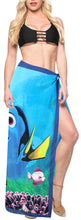 Load image into Gallery viewer, la-leela-sheer-chiffon-swim-pareo-women-sarong-digital-78x39-teal-blue_1339-teal-blue_v179
