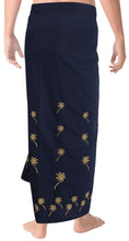 Load image into Gallery viewer, La Leela Men&#39;s Hawaiian Beach Wrap Sheer Sarong Swimming Bathing Suit Towel Beachwear Swim Pareo Cover up Long 72&quot;X42&quot;  Blue 132012