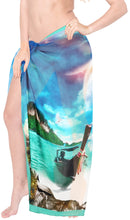 Load image into Gallery viewer, la-leela-sheer-chiffon-swimsuit-cover-up-sarong-digital-78x39-royal-blue_1343-blue_n369