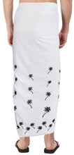 Load image into Gallery viewer, la-leela-rayon-solid-hawaii-casual-beach-swimwear-wrap-mens-72x42-white_3883