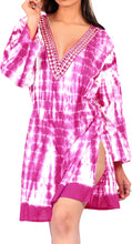 Load image into Gallery viewer, Cover up Dress Tunic Pool Resort Wear Cotton Caftan Beachwear Swimsuit Pink