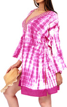 Load image into Gallery viewer, Cover up Dress Tunic Pool Resort Wear Cotton Caftan Beachwear Swimsuit Pink