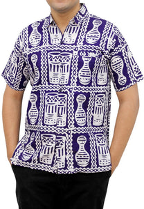 la-leela-mens-casual-beach-hawaiian-printed-shirt-aloha-tropical-beach-front-pocket-short-sleeve-violet