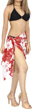 Load image into Gallery viewer, LA LEELA Women&#39;s Short Sarong Beach Cover up Printed Bikini Wrap