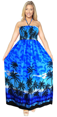 la-leela-evening-beach-swimwear-soft-printed-sundresses-luau-coverup-womens-blue-3397-one-size