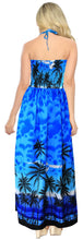 Load image into Gallery viewer, la-leela-evening-beach-swimwear-soft-printed-sundresses-luau-coverup-womens-blue-3397-one-size