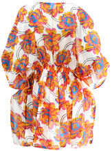 Load image into Gallery viewer, Tunic Swimsuit Swimwear Womens Caftan Dress Wrap Bathing Coverup Beachwear Pink