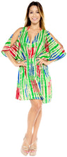 Load image into Gallery viewer, Rayon Tie Dye Women&#39;s Beach kimonoSwimwear Swimsuit Bikini Cover up Blouse Green