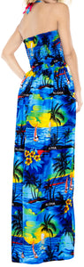 la-leela-evening-beach-swimwear-soft-printed-cover-up-womens-swimsuit-tube-dress-blue-421-one-size