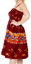 Load image into Gallery viewer, la-leela-womens-one-size-beach-dress-tube-dress-red_v627-one-size-red_v627