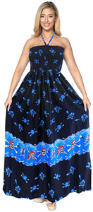 la-leela-evening-beach-swimwear-soft-printed-swim-cover-up-long-tube-dress-bright-blue-273-one-size