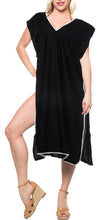 Load image into Gallery viewer, Women&#39;s Kimono Rayon Swimsuit Swimwear Blouse Bikini Cover up Beachwear Black