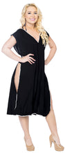 Load image into Gallery viewer, Women&#39;s Kimono Rayon Swimsuit Swimwear Blouse Bikini Cover up Beachwear Black