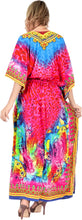 Load image into Gallery viewer, LA LEELA 2 Digital Women&#39;s Kaftan Kimono Summer Beachwear Cover up Dress o933