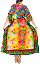 Load image into Gallery viewer, LA LEELA 2 Digital Women&#39;s Kaftan Kimono Summer Beachwear Cover up Dress o931