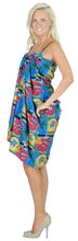Load image into Gallery viewer, la-leela-soft-light-swimwear-women-wrap-swimsuit-sarong-printed-88x42-matching_1_3045