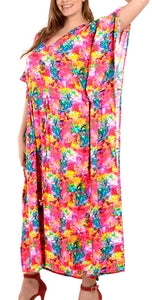 la-leela-lounge-likre-digital-long-caftan-beach-dress-OSFM 14-22W [L- 3X]-Multicolor_G267