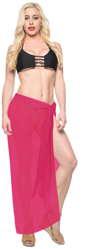 LA LEELA Women's Pareo Canga Sarong Skirt Swimwear Cover Up 78