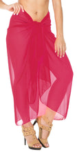 Load image into Gallery viewer, LA LEELA Women&#39;s Pareo Canga Sarong Skirt Swimwear Cover Up 78&quot;x42&quot; Pink_E468