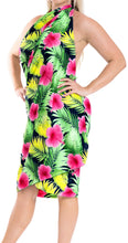 Load image into Gallery viewer, LA LEELA Women Beach Cover Up Sarong Swimsuit Cover-Up Pareo One Size Pink_E463