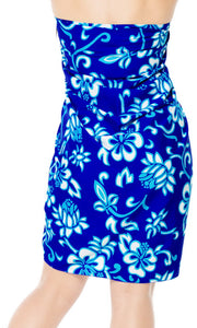 LA LEELA Women's Swimsuit Sarong Bikini Swim Beach Cover-Ups One Size Blue_E446