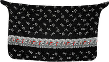 Load image into Gallery viewer, LA LEELA Women Pirate Skulls Skeleton Swimwear Pareo Sarong Bikini Coverups Tie One Size Pirate Black_E425