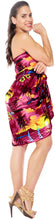 Load image into Gallery viewer, LA LEELA Women&#39;s Pareo Canga Sarong Skirt Swimwear Cover Up One Size Pink_E416