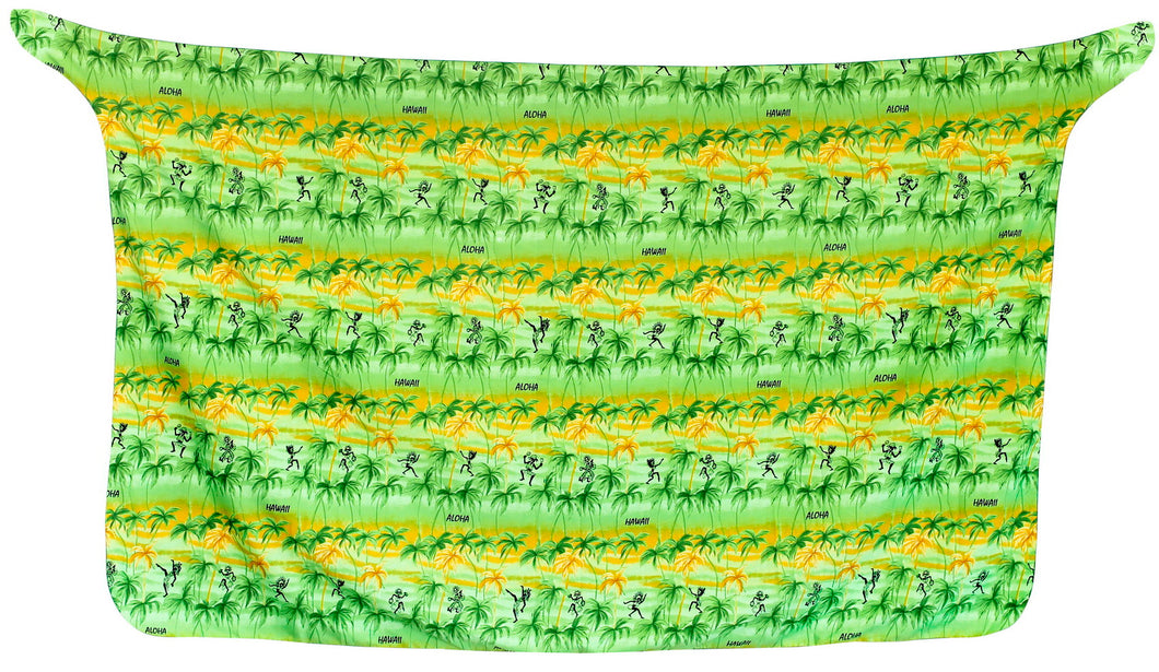 LA LEELA Women Swim Coverup Beach Wrap Skirt hawaiian Sarongs One Size Green_E414