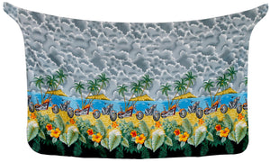 LA LEELA Women hawaiian Sarongs For Women Plus Size Beach Wrap One Size Grey_E402