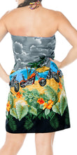 Load image into Gallery viewer, LA LEELA Women hawaiian Sarongs For Women Plus Size Beach Wrap One Size Grey_E402