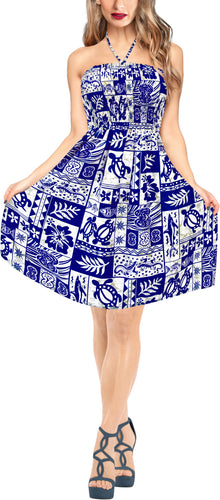 halter-top-evening-party-swimsuit-tube-dress-white-Blue-Printed-maxi-skirt-beach-backless-sundress