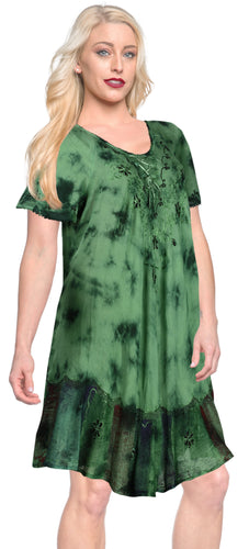 la-leela-rayon-tie-dye-maxi-wedding-designer-casual-dress-beach-cover-upes-green-3403-plus-size