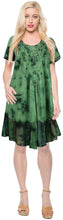 Load image into Gallery viewer, la-leela-rayon-tie-dye-maxi-wedding-designer-casual-dress-beach-cover-upes-green-3403-plus-size