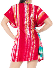 Load image into Gallery viewer, la-leela-swimwear-rayon-printed-beach-bikini-cover-up-osfm-14-24-l-3x-red_3214