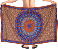 Cargar imagen en el visor de la galería, LA LEELA Soft Light Digital Aloha Beach Party Wrap Surf Mens  78&quot;X42&quot; Red 3300 135783