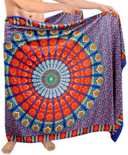 Load image into Gallery viewer, la-leela-soft-light-digital-swimsuit-pareo-towel-boys-wrap-72x42-purple_3301-purple_r653