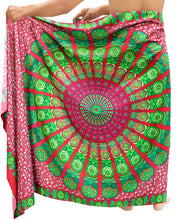 Load image into Gallery viewer, LA LEELA Soft Light Digital Casual Bathing Swimsuit Men&#39;s 72&quot;X42&quot; Pink 3302 135785