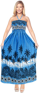 la-leela-evening-beach-swimwear-soft-printed-tube-dress-strap-beachwear-women-bright-blue-332-one-size