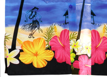 Load image into Gallery viewer, la-leela-shirt-casual-button-down-short-sleeve-beach-shirt-men-aloha-pocket-Shirt-Blue_W390
