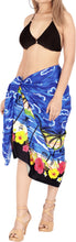 Load image into Gallery viewer, LA LEELA Women&#39;s Trendy Hawaiian Print Long Pareo Sarong Bikini Wrap Beachwear Cover up