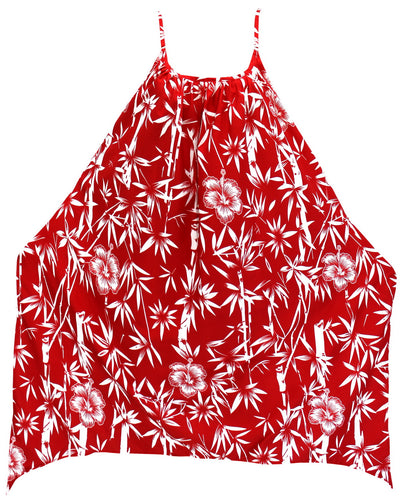 la-leela-bikni-swimwear-soft-fabric-printed-beachwear-loose-cover-up-OSFM 14-16W [L- 1X]-Blood Red_K589