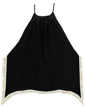 Load image into Gallery viewer, LA LEELA Women&#39;s Mini Maternity Swimsuit sleevless Cover Ups Beach Swimwear Solid Black
