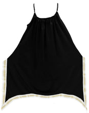 Load image into Gallery viewer, LA LEELA Women&#39;s Mini Maternity Swimsuit sleevless Cover Ups Beach Swimwear Solid Black