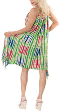 Load image into Gallery viewer, LA LEELA Women&#39;s Swimsuit Cover ups A Line Beach Dress 1X Green-AC203