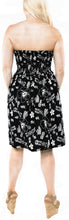 Load image into Gallery viewer, la-leela-womens-printed-maxi-tube-halter-dress-top-women-one-size-black_i623