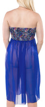 Load image into Gallery viewer, la-leela-evening-beach-swimwear-chiffon-printed-sundresses-luau-coverup-womens-multi-1272-one-size