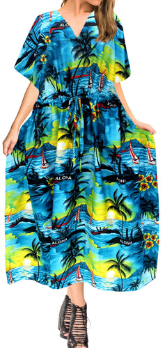 la-leela-lounge-caftan-likre-printed-resort-wear-island-party-kaftan-boho-top-blouse-lightweight-designer-cover-ups-Teal Blue_H220