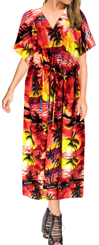 la-leela-lounge-caftan-likre-printed-resort-wear-island-party-kaftan-boho-top-blouse-lightweight-designer-cover-ups-Blood Red_F245