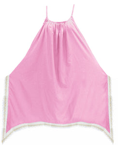 Women's Dress Sundress Beachwear Plus Size Evening Casual TOP Cover ups  Pink