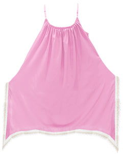 Women's Dress Sundress Beachwear Plus Size Evening Casual TOP Cover ups  Pink
